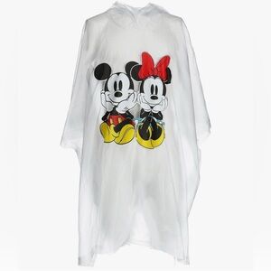 Disney Youth Mickey Minnie Rain Poncho Raincoat (One Size Fits Most)
